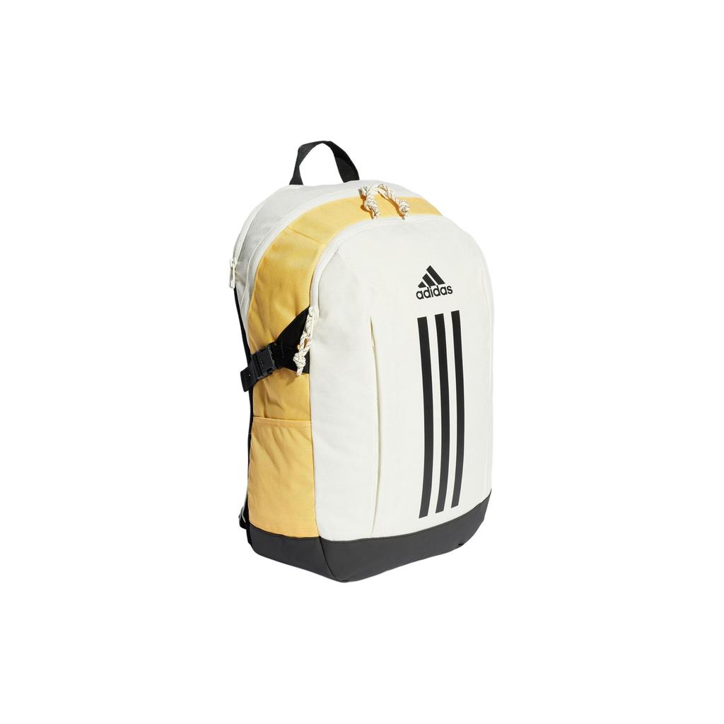 adidas Повседневный Спортивный Рюкзак Большой Вместимости на Молнии Унисекс Рюкзаки Цвет Слоновой Кости Светло-Желтый Черный IT5363