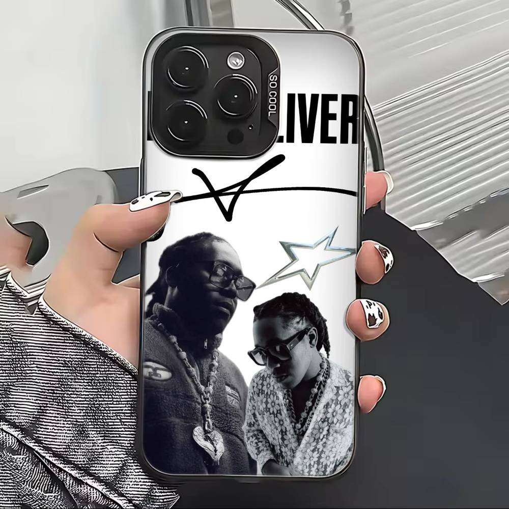 D-Don toliver Крутой рэпер Чехол для телефона Для iPhone 17,16,15,14,13,12,11 Plus,Pro Max,XS,Цветной Серебристый Чехол для телефона Funda Cover