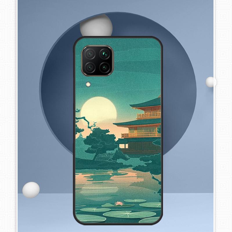 Искусство в японском стиле для Huawei Nova Y72 Y90 Y61 Y91 Y60 Y70 12s 12i 11i 8i 9 10 SE P20 P40 Lite P60 P30 Pro Чехол