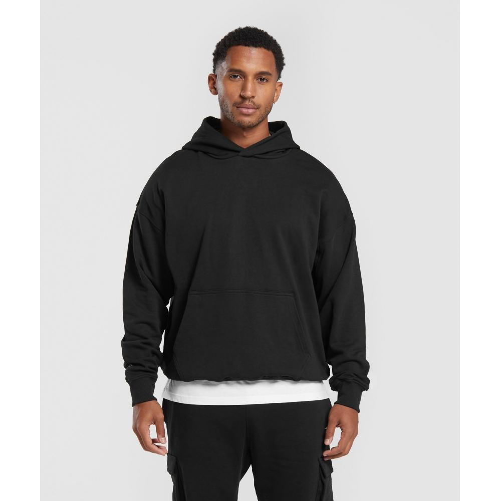Gymshark Rest Day Essentials Hoodie Black A3a8z Bb2j