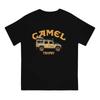 2025 Camel Car Cigarette T-Shirt Vintage Cotton T-shirts Short Sleeve Streetwear Women's Men Motorsport T-shirt Summer Popular