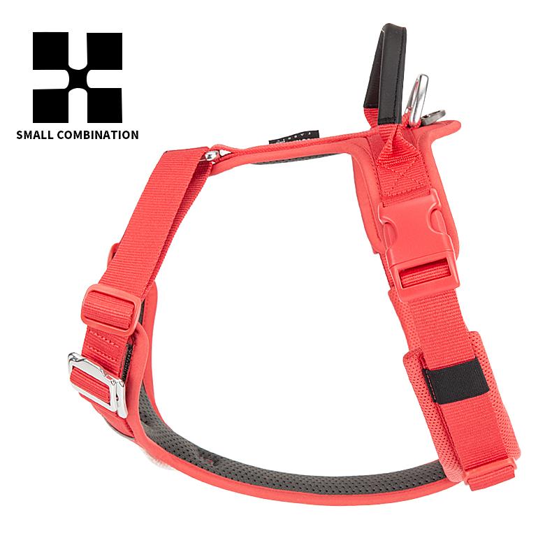 Шлейка для собаки, не тянущая, светоотражающая, для маленьких, средних и больших собак, взрывозащищенная жилетка-шлейка, регулируемые дышащие нагрудные ремни для собаки