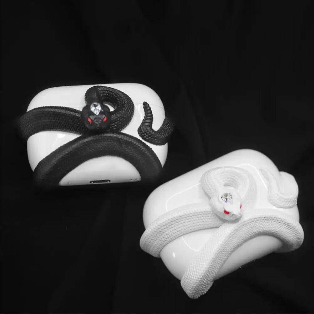 Заводная змея смола защитный чехол для наушников 3D защитная оболочка для AirPods Pro/Pro 1 2 3 4