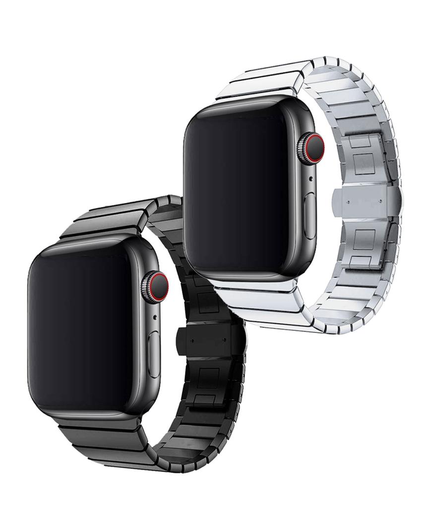 Dijiji Тонкий металлический ремешок-цепочка из нержавеющей стали для Apple Watch 9/8/7/6/5/4/Se/Ultra/38/40/41/45/499 мм