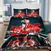 Hot Sale Anuel AA Bedding Set Soft Polyester Quilt Cover Pillowcase Set Single/Double/Queen for Boys Girls Home Textile