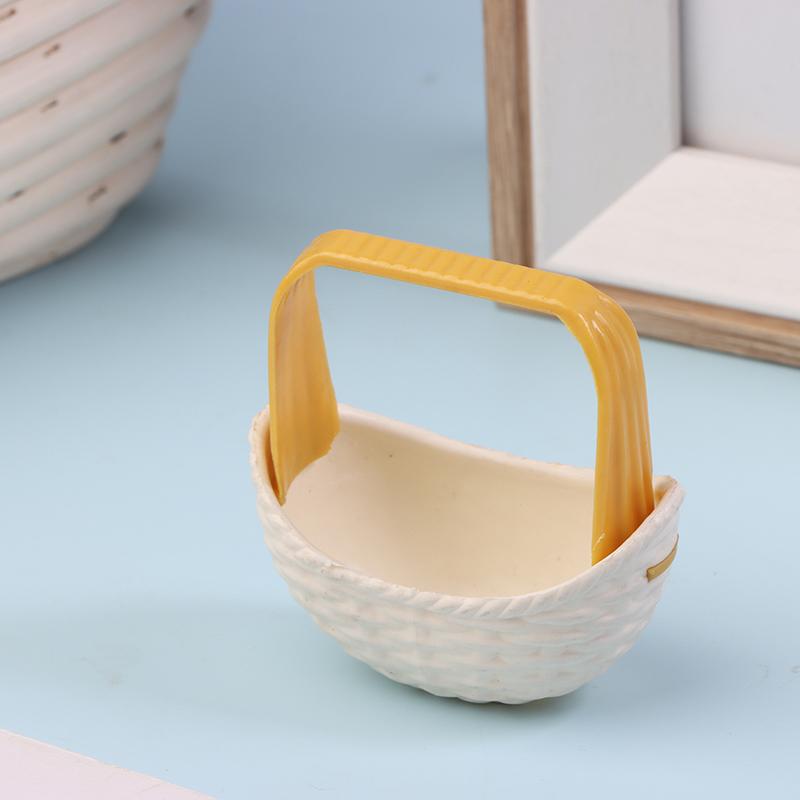 1/12 кукольный домик имитация мини супермаркет тележка для покупок детская тележка корзина для покупок модель кукольный домик украшения аксессуары