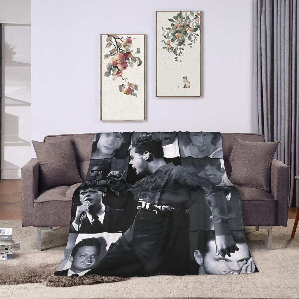 Luis Miguel Blanket Super Soft Funny Plush Throw Blanket For Kids Adult Home Decor Flannel Bedspread Bed Cover
