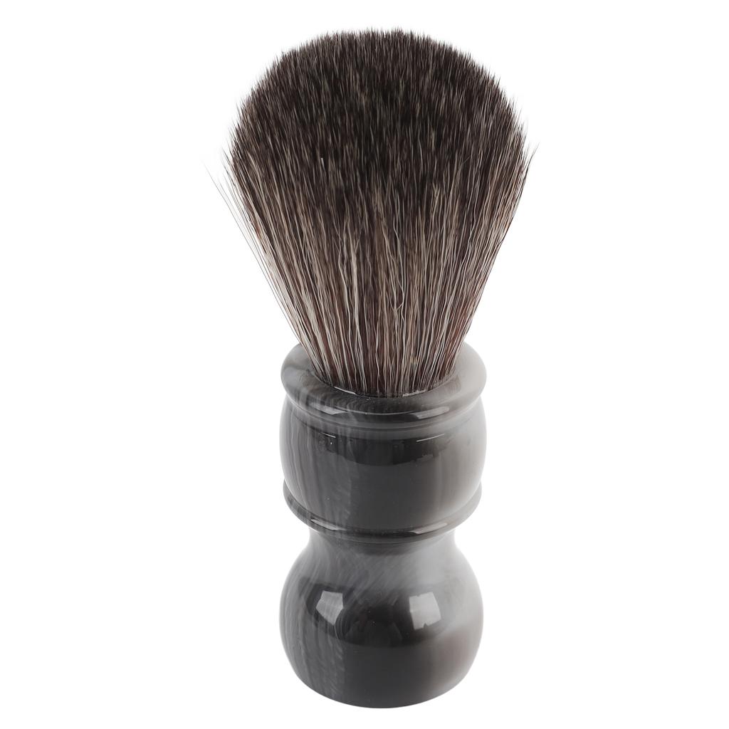 Shaving Brush Professional Soft Synthetic Beard Brush Efficient Cleaning Quick Foaming Grooming Brush with Comfortable Handle for Men