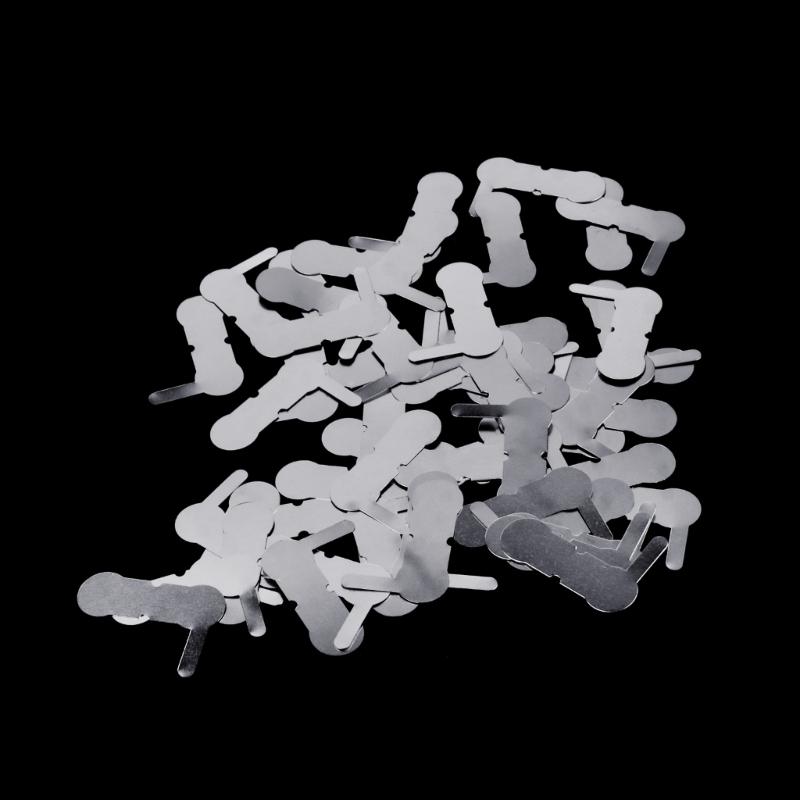 Никелевая полоса 200 шт. Никелевые листы Пластины Аккумулятор Никелированная стальная лента Полоса Точечная сварка Соединительные листы