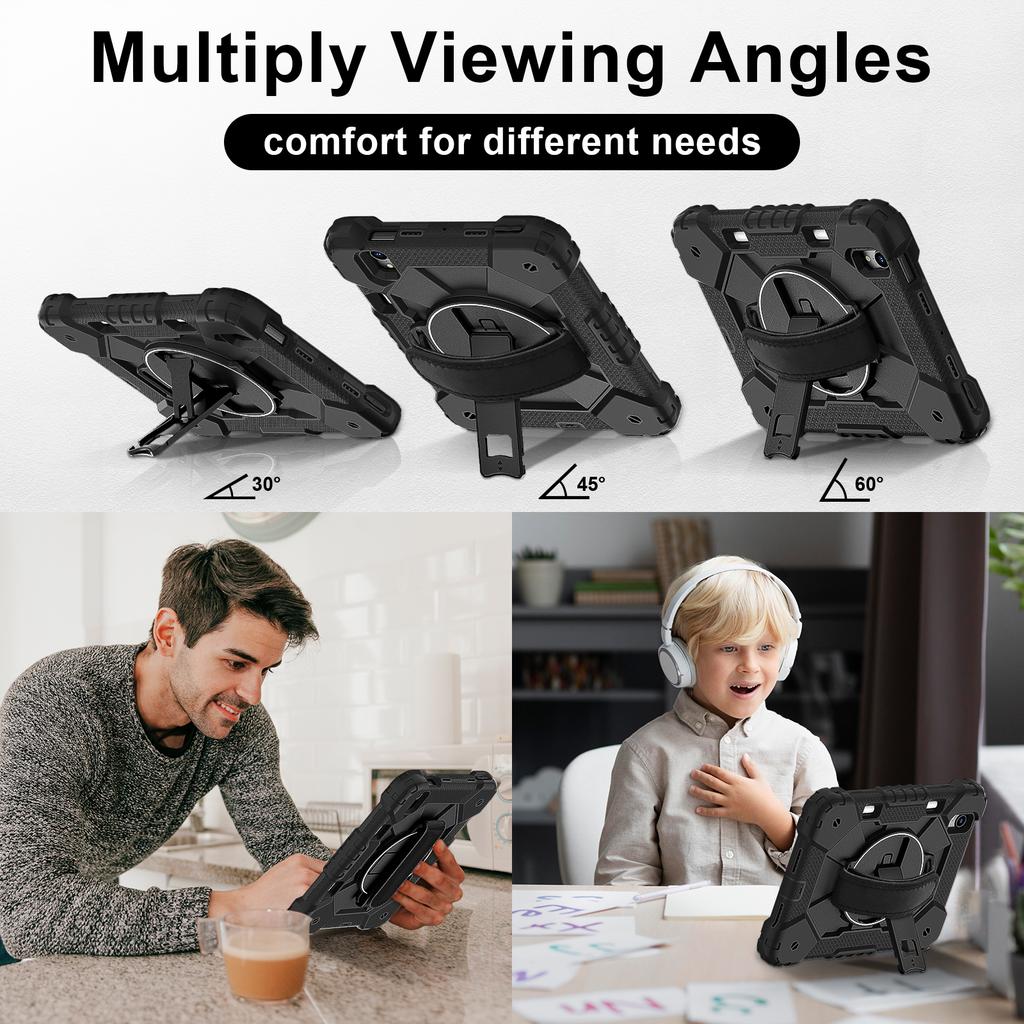 Круговая защита на 360 градусов! Многофункциональный чехол для планшета Apple iPad mini (2021),мини 6,мини (шестые),A2568 / iPad мини (2024),А2993, А2995