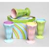 Набор из 4 стаканов для молочных коктейлей Design Life Pastel