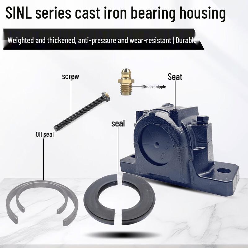 Rongyu SNL514 Cast Iron Heavy-Duty Bearing Housing