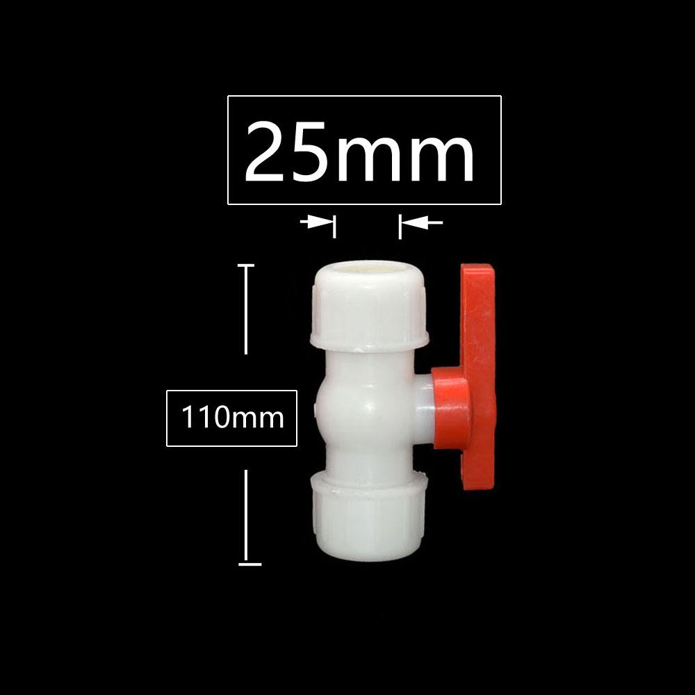 20/25/32/40/50/63mm Pe Tube Tee Quick Connector Ball Valve Garden Tap T-type Water Splitter Garden Irrigation Coupler 1pcs