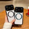 Магнитный чехол для iPhone 17 16 15 14 13 12 Pro Max/Plus/Air, с Magsafe и алюминиевой рамкой и двусторонним бампером для телефона из закаленного стекла