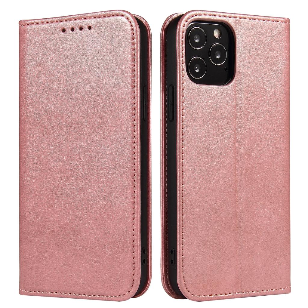 Для iPhone 11 Pro Max 6,5 дюйма Чехол для телефона с текстурой телячьей кожи Чехол-кошелек для телефона Кожаный чехол-подставка с автопоглощением