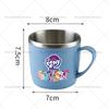 My Little Pony Бутылка для воды Кавайные стальные кружки Ручка Кофейная кружка для молока Чай Напитки Дом Офис Подарок женщины для Дети Дружелюбный Развлекательный Веселый Игра