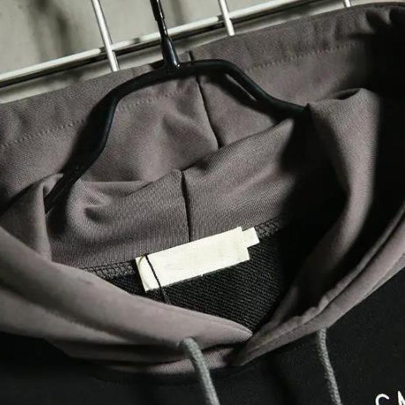 Весна Осень Мужской Свитер Ретро Толстовка с Капюшоном с Принтом Свободная Худи Флисовая Утепленная Куртка