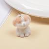 Resin Flocking Cute Three-dimensional Keychain Pendant Car Key Chain Pendant Bag Pendant