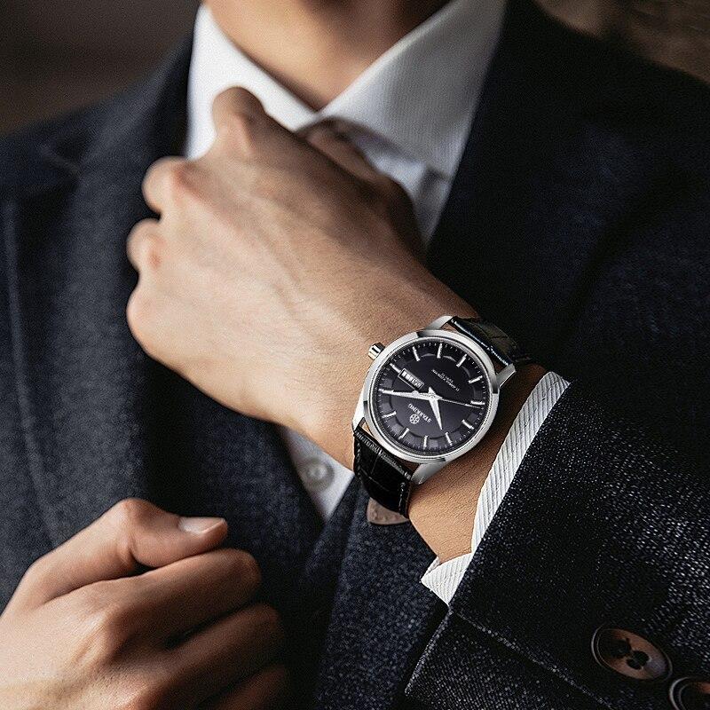 Starking Men Mechanical Watch Miyota 8205 Movt Automatic Self -Wind Watches Waterproof Sapphire Wristwatch Gift Relogio Masculino