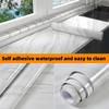 Защита от масла и грязи Кухонная самоклеящаяся настенная бумага Белая водонепроницаемая Предметы домашнего декора Наклейки на стену из керамической плитки