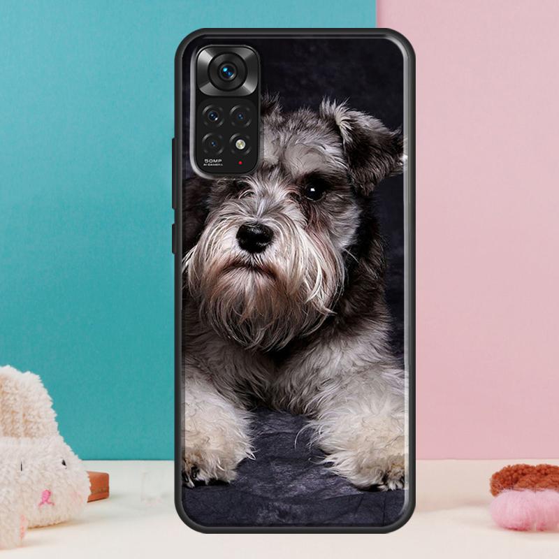 Schnauzer Puppy Dog Case For Xiaomi Redmi Note 14 13 Pro 12 11 9 10 9S 10S 11S 12S Redmi 14C 13C 10C 12C Cover