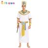 Carnival Party Costume New Nile Pharaoh Queen Stage Performance Couple Cosplay Costume
