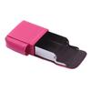 Stainless Steel + PU Leather Cigarette Case with Lighter Pocket Cigarette Pack Convenient Storage Bag Waterproof PVC Bag