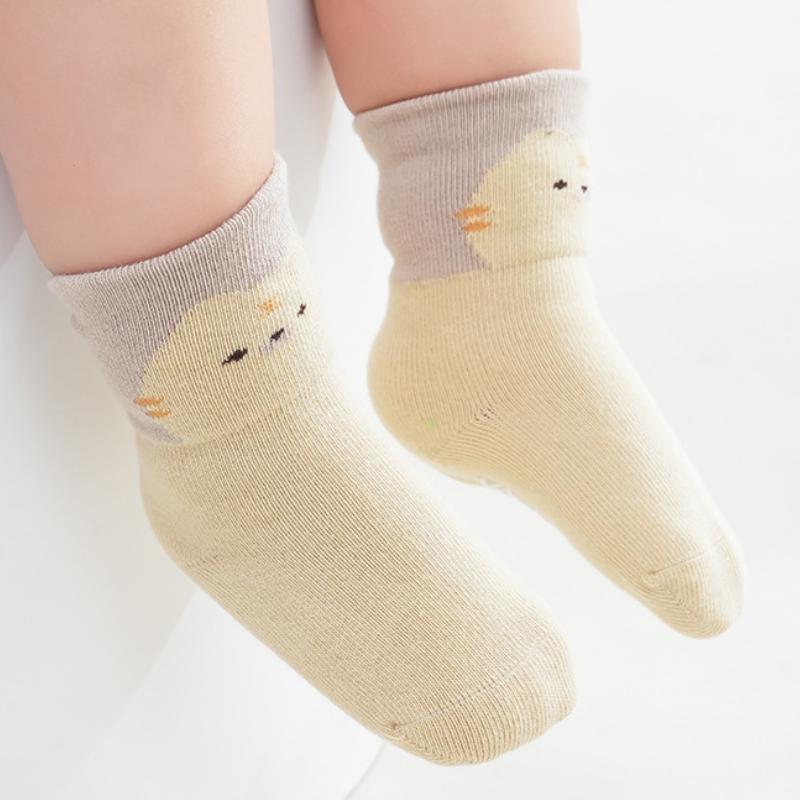Носки с героями мультфильмов для маленьких девочек и мальчиков 0-3 лет, хлопковые весенне-летние мягкие носки для малышей, одежда