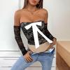 Сексуальные летние женские кружевные боди однотонные короткие рукава с вырезом-лодочкой колготки комбинезоны
