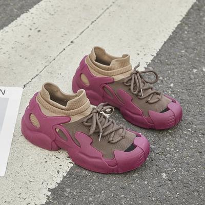 2024 Новая мода женская повседневная спортивная обувь дышащие цветные трикотажные носки обувь женская спортивная обувь Zapatos Mujer