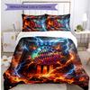 Bayern Munich Pattern Printed 3PCS Bedding Set Soft Skin-Friendly Washable Duvet Cover & Pillowcases Set All Season Bedroom