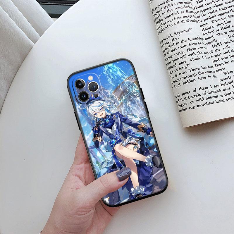 Чехол для телефона Genshin Impact Furina Новый Высококачественный для Xiaomi Poco C40 C50 C51 C55 C65 C71 C75 F2 F3 F5 F6 F7 Pro Ultra