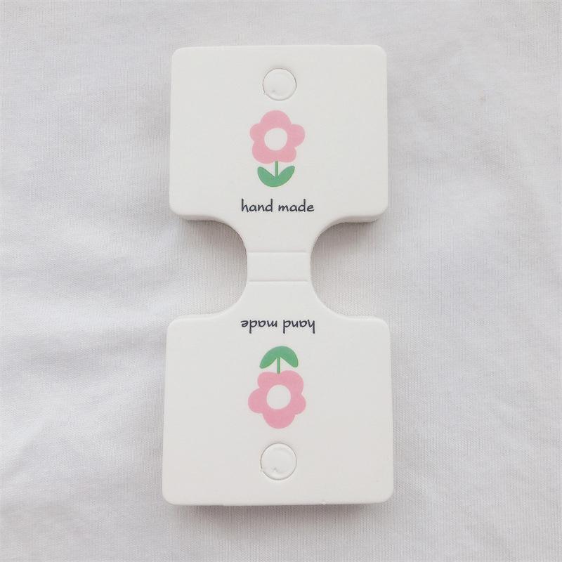 50 шт. уникальные мультяшные цветочные дисплеи картонные аксессуары для волос сложенные упаковочные карты аксессуары розничные ценники дисплейные карты