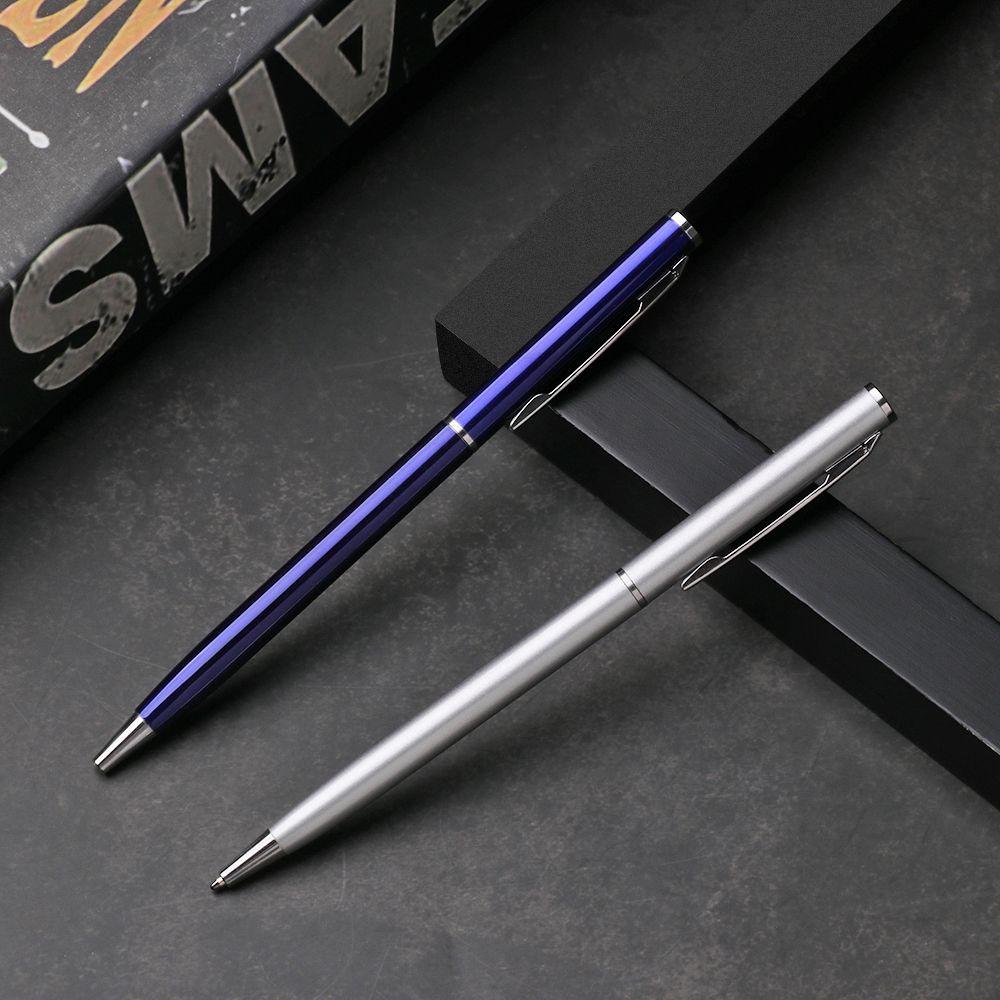 Модный Прочный Офисный Школьный Подарок Гладкая Металлическая Шариковая Ручка Канцелярские Товары Подписная Ручка Принадлежности для Письма
