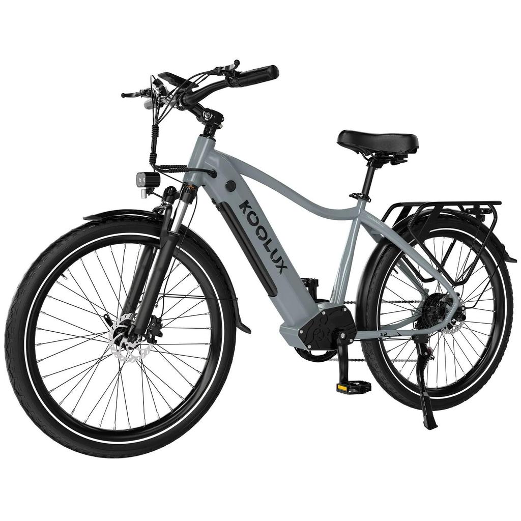 KOOLUX X3 Outdoor Electric Bike With Seat 26 Inch Tires 48V15AH Battery 500 Motor Electric Bicycle Adult All-Terrain E-Bike