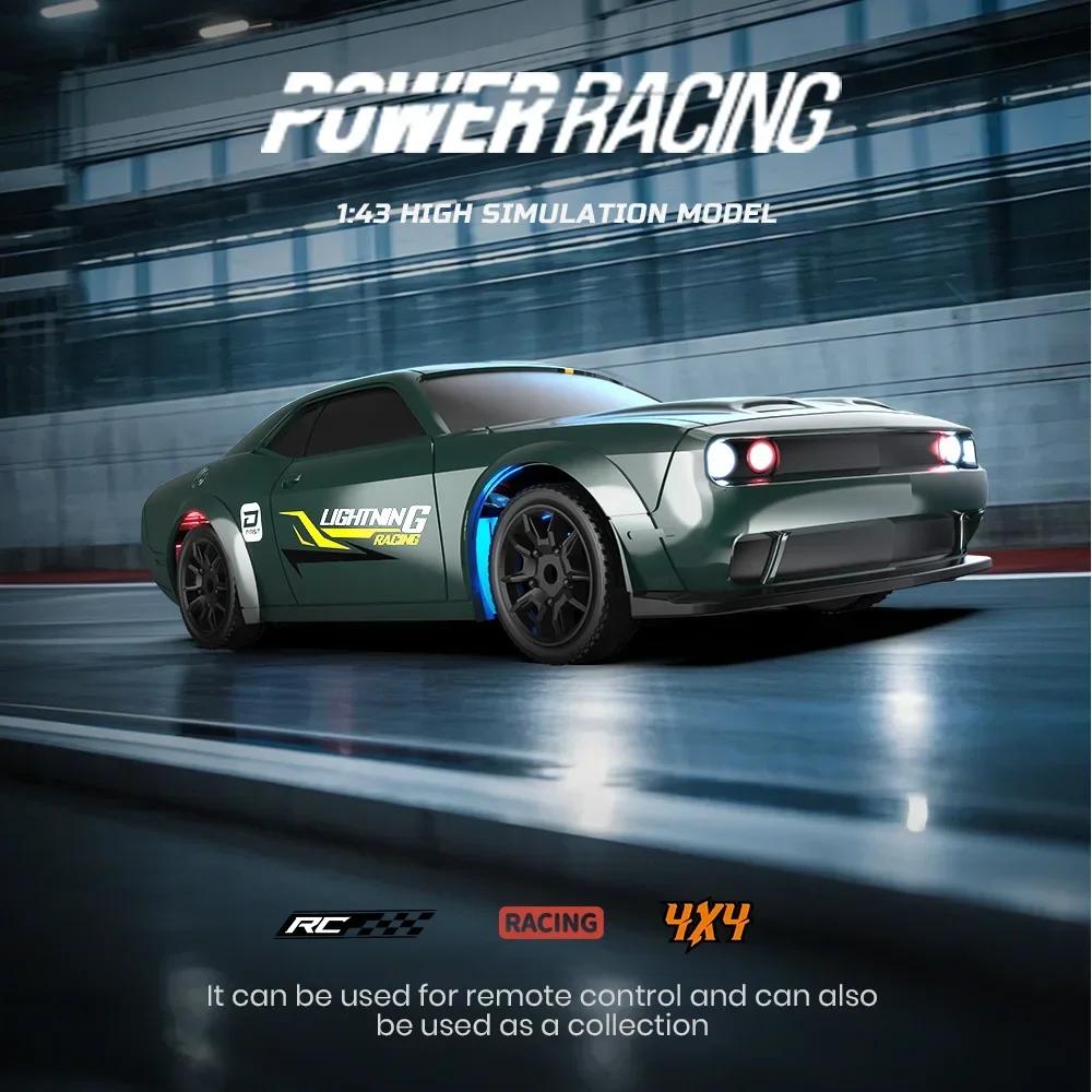 Мини Гоночный Автомобиль на Радиоуправлении 1/43 2.4G Автомобиль с Дистанционным Управлением 4WD Привод Дрифтинг Радиоуправление Полномасштабные Дрифт Автомобили Электрические Игрушки