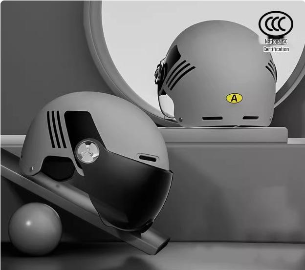 Универсальный защитный шлем 3C для электросамокатов и мотоциклов - Летний полушлем для мужчин и женщин