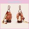 Eating Cute Cartoon Groundhog Plush Toy Pendant Keychain For Gift