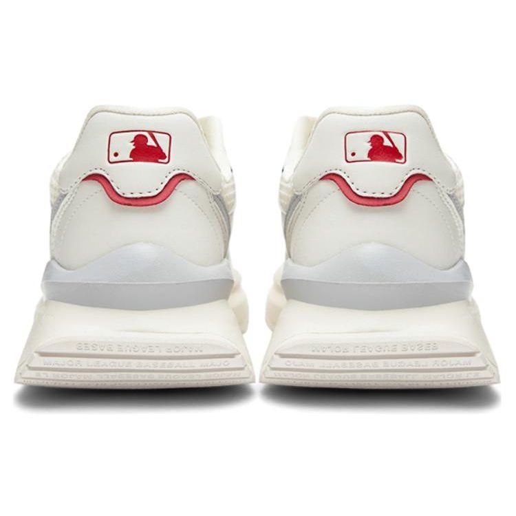 MLB Chunky Runner Boston Red Sox Daily Comfort Slip Resistant Durable Low Top Dad Shoes Unisex sneakers Ivory 3ASHRJ13N-43IVS