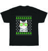 Cat with Sunglasses Meowy Ugly Christmas Sweater T-Shirt Unisex Funny Tee Gift