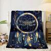 Dreamcatcher Dragonfly Music Feathers Blanket Flannel Blanket Throw Blanket Sofa Cover Blanket Soft Premium Blanket Picnic Blanket Tv Blanket Gifts
