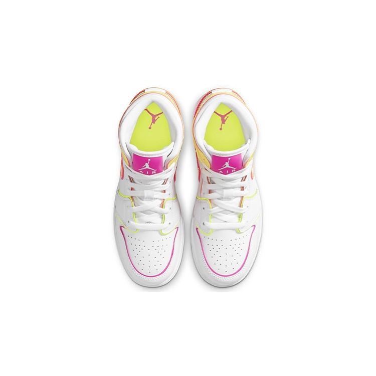 (GS) Air Jordan 1 Mid SE 'Edge Glow' Kids' CV4611-100