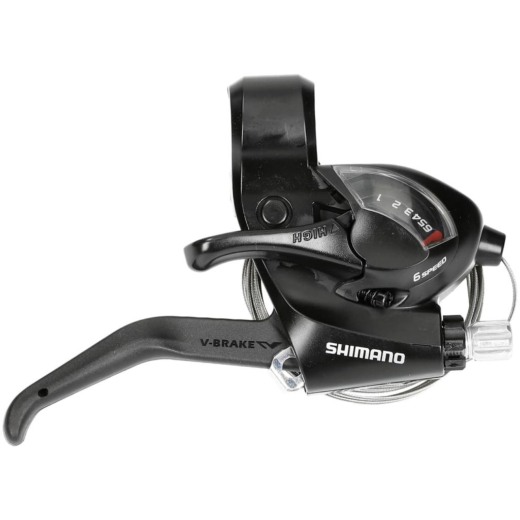 SHIMANO Lever Right Lever Only 6S 2 Finger ESTEF41R6AL TOURNEY Black Shifting/Brake (MTB) ST-EF41-R