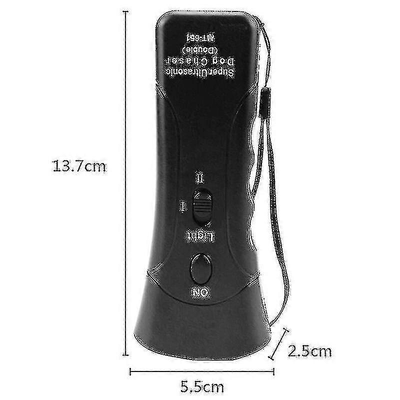 Pet Gentle Trainer Ultrasonic For Dogs, Dual Channel Handheld Petty Pals Pet Gentle With Led Flashlight, Petgentle Device For Safety, Outdoor, Walking