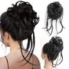 Synthetic Wrap Curly Ponytail Bun Chignon Messy Curly Hair Elastic False Hair Pieces for Women