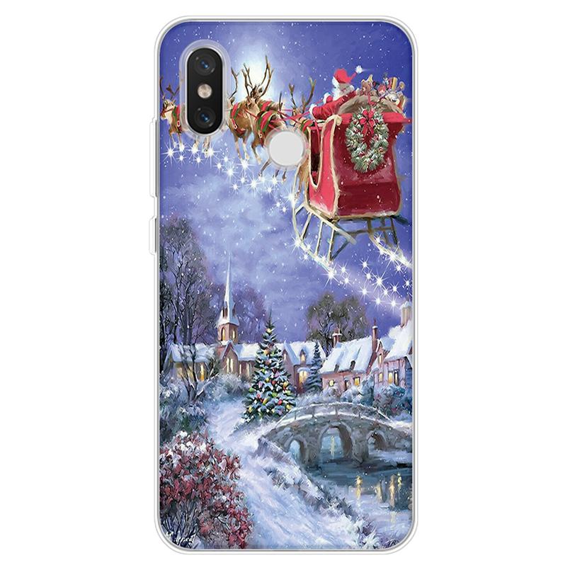 Чехол с рождественским оленем для Xiaomi Redmi Note 9 10 Pro 10S 9S 7 8 8T 5 6 7 9C Mi A3 9T 9 SE 10 10T 11 Lite F3 Poco X3 NFC чехол из ТПУ