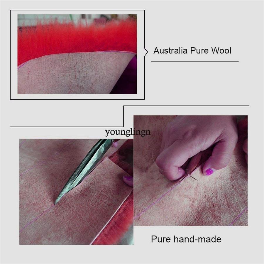 Пушистая оплетка на руль, чехол на рычаг переключения передач и чехол на рычаг стояночного тормоза.