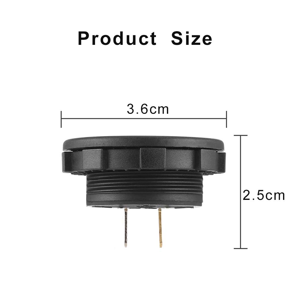 DC 12V 24V Car Voltmeter with LED Digital Display Waterproof Voltage Gauge Meter for Car Boat Marine Truck ATV UTV