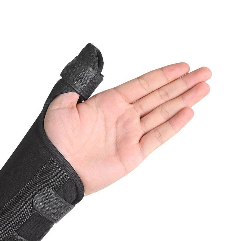 Поддержка растяжения запястья и сустава, фиксированный фиксатор для пальцев, алюминиевый протектор с регулируемой наклейкой, инструмент для ухода за здоровьем