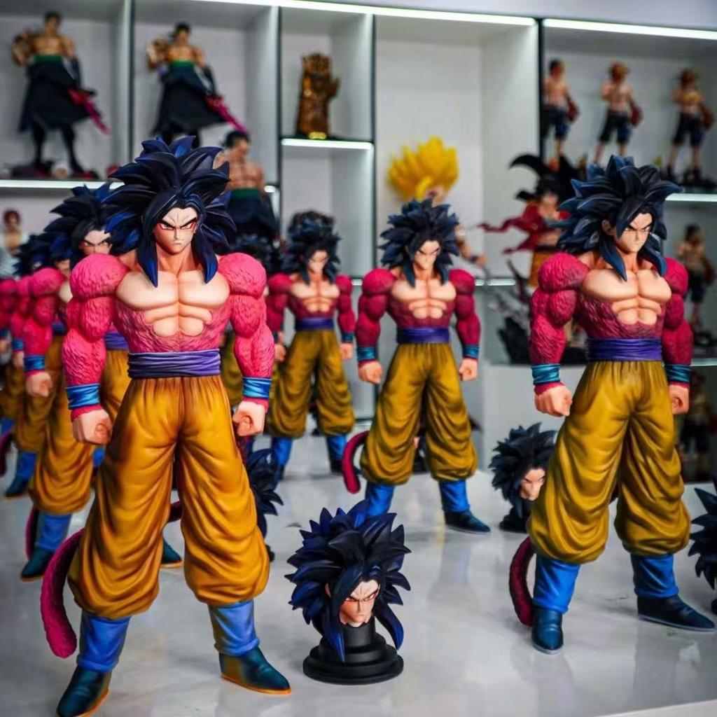 Z Ssj4 Goku Figure Replace Head Super Saiyan 4 Goku Action Figures Collection Mode Toys Gifts